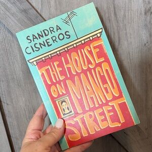 The House on Mango Street by Sandra Cisneros - Teal & Coral Cover